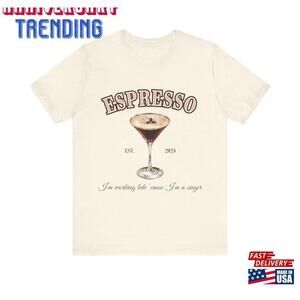 Espresso Graphic Tshirt Sabrina Carpenter Inspired Retro Gift For Her Classic